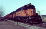 Milwaukee Road freight train passes